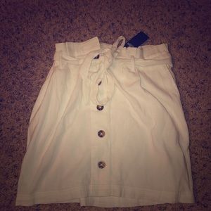 Hollister Button Up, Tie Skirt